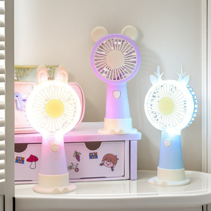 Damen Tragbarer LED Ventilator Karnz