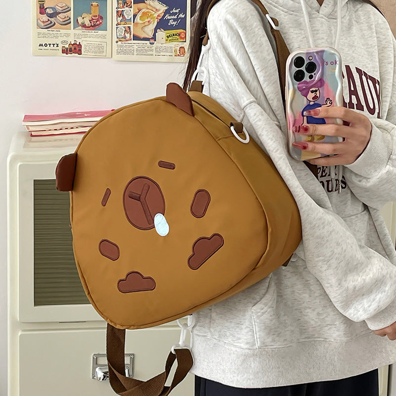 Niedliche Tier-Themen Schultertasche