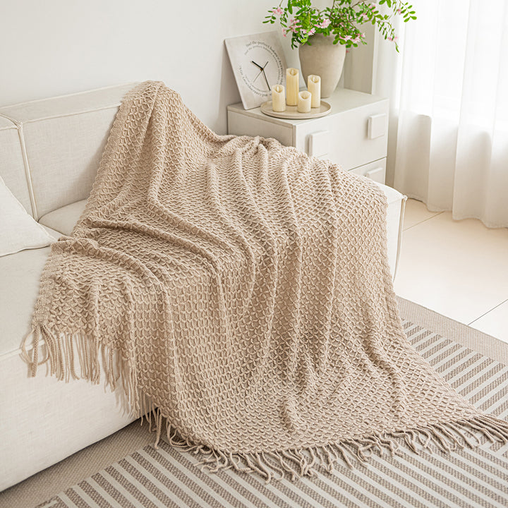 Home Decor Strickwurfdecke