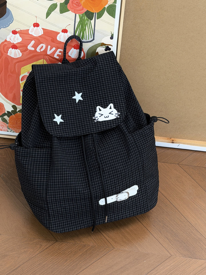 Lässiger Kordelzug-Rucksack Karnz
