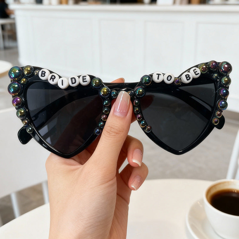 Hochzeits Cat Eye Party Sonnenbrille Karnz