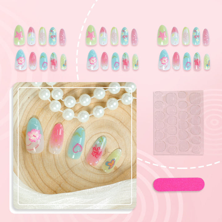 Kreatives Press-On Nagelkunst Set