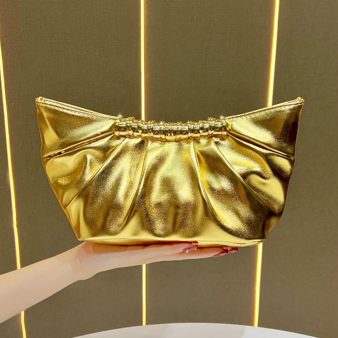 Stilvolle gefältete Handtasche