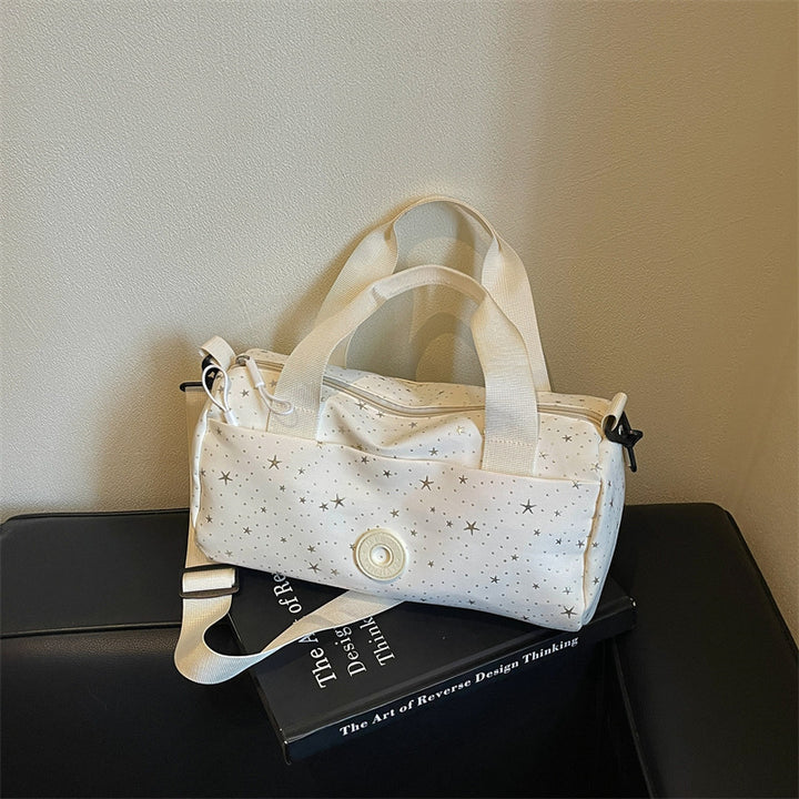 Stylische Sport-Duffle mit Sternmuster