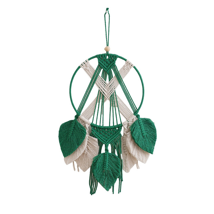 Dekorative Macramé Wandkunst Karnz