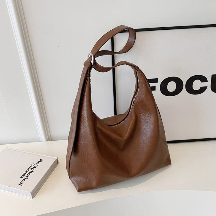 Weiche Leder Hobo-Handtasche Karnz