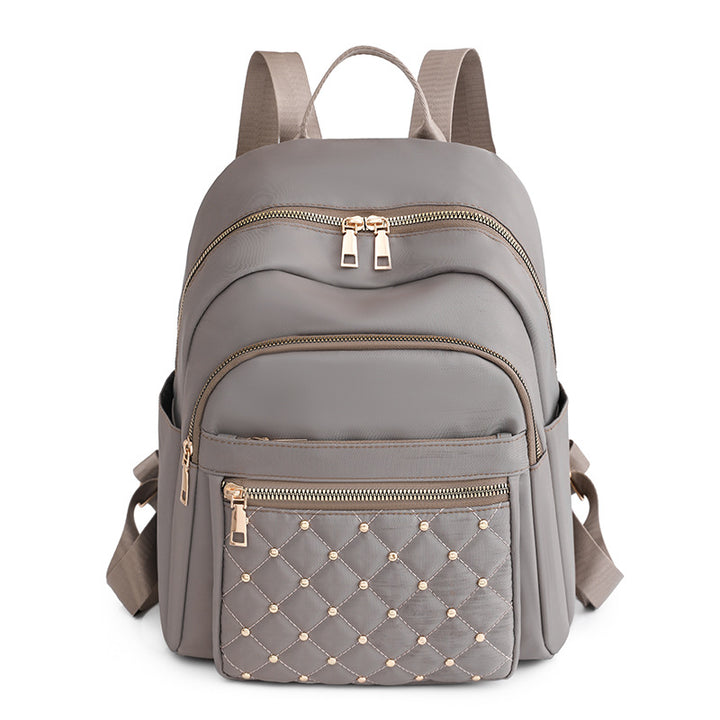 Eleganter gesteppten Multi-Taschen-Rucksack