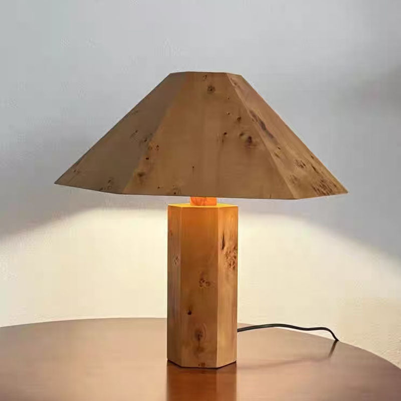 Moderne Holz Tischlampe
