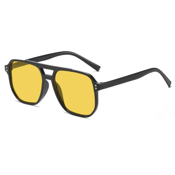 Stylische Breite-Rahmen-Sonnenbrille Karnz