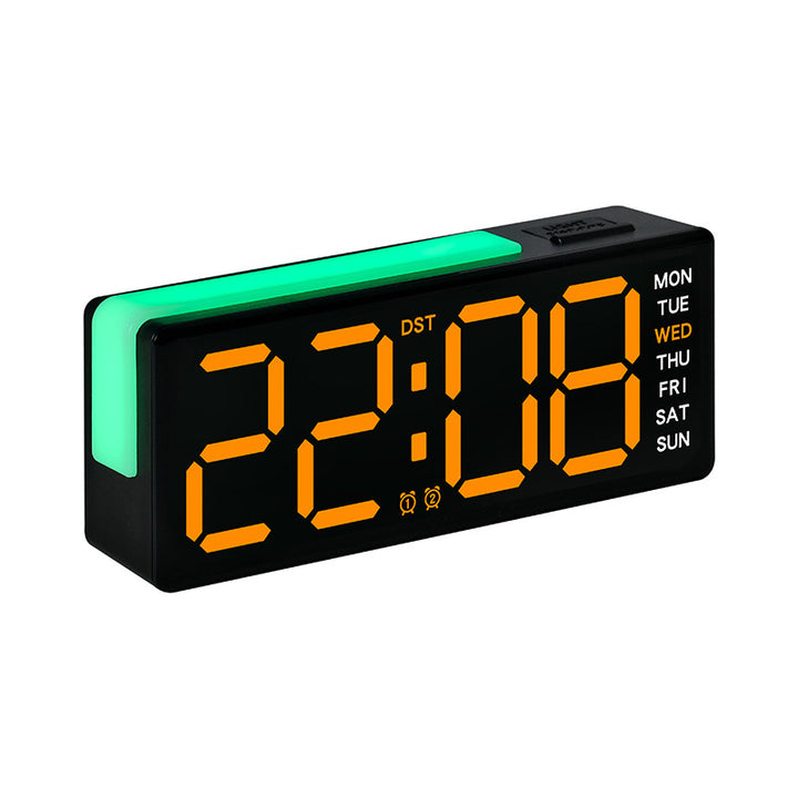 Digitaler Led Wecker mit Integrierter Temperatur- und Wochentagsanzeige Karnz