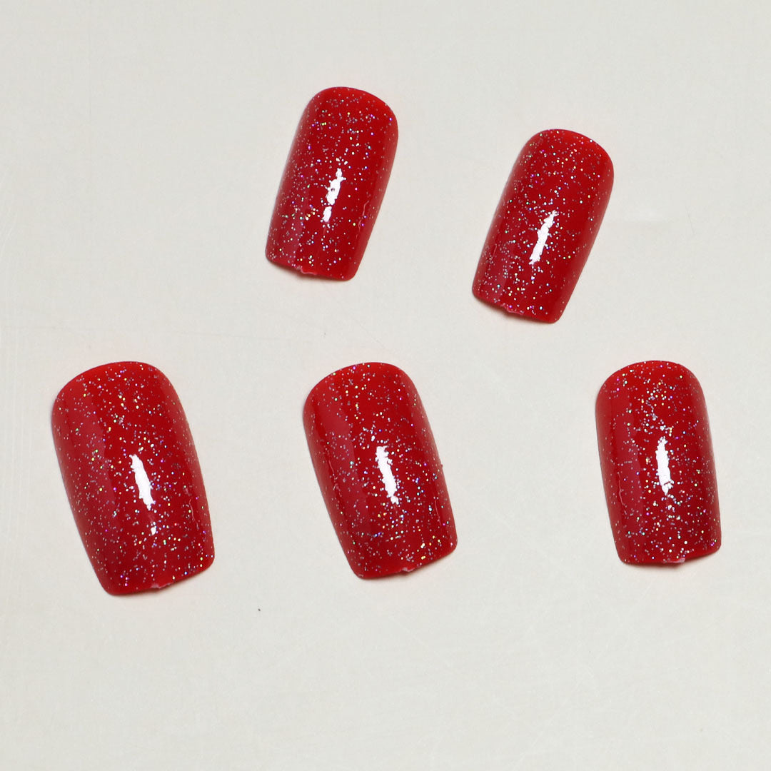 Sparkling Glam Press-On Nagelset Karnz