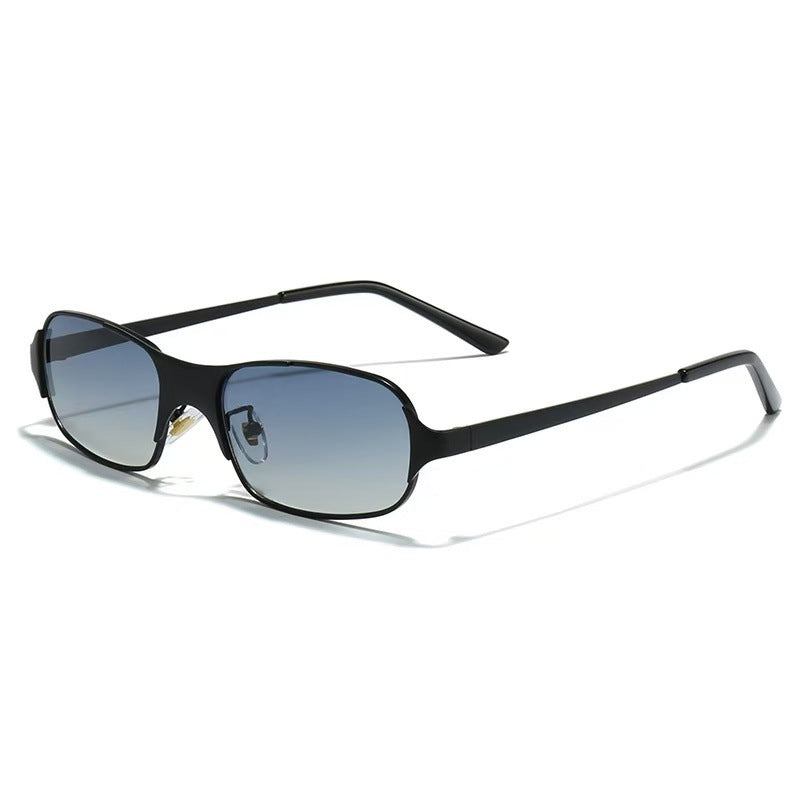 Damen moderne rechteckige Sonnenbrille mit UV-Schutz und komfortablem Gestell Karnz