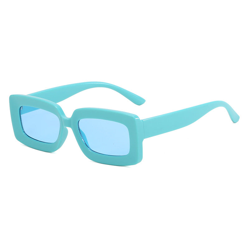 Damen futuristische Quadratische Sonnenbrille Karnz