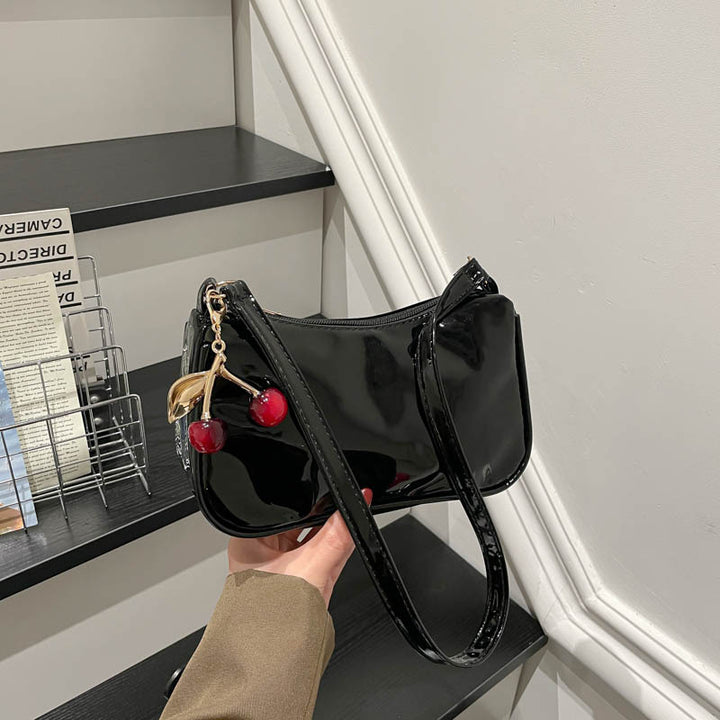 WoGlossy Texturiertes Handheld Crossbody Bag Karnz