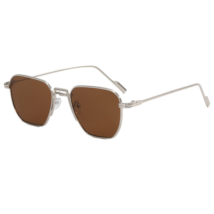Damen modische viereckige Brille mit minimalistischer Rahmenstruktur Karnz