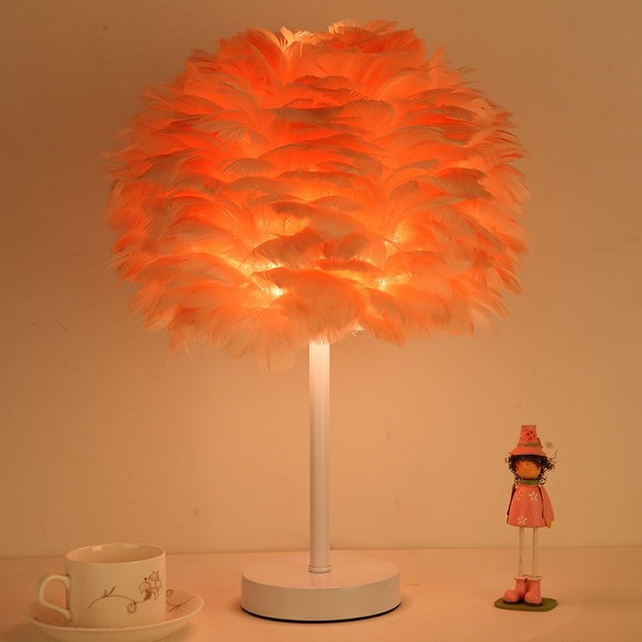 Federnde dekorative Tischlampe