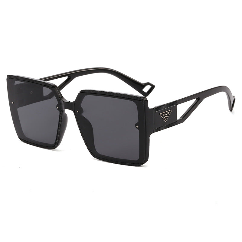 Damen modische quadratische Sonnenbrille mit einzigartiger Rahmenstruktur Karnz