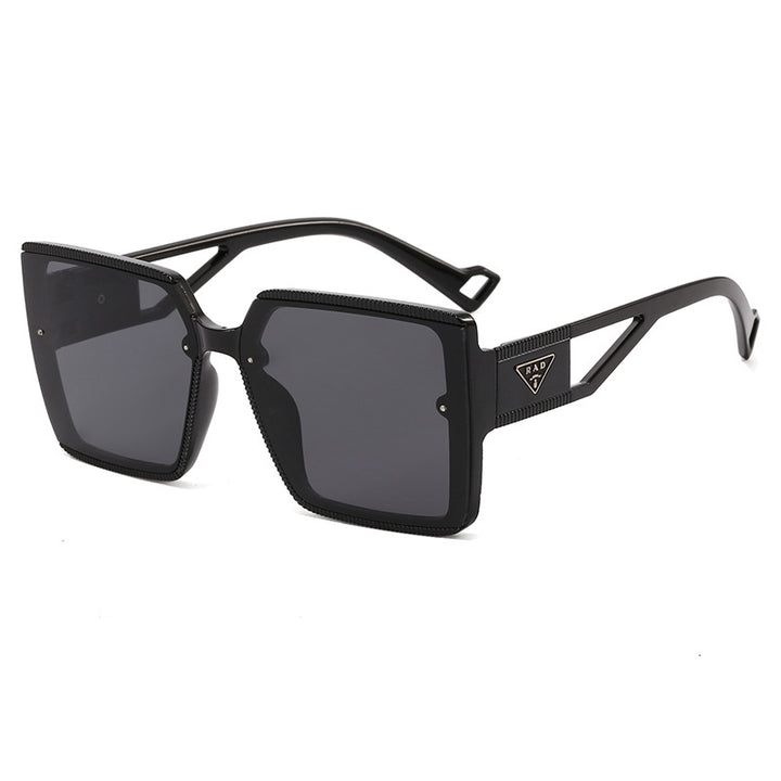 Damen modische quadratische Sonnenbrille mit einzigartiger Rahmenstruktur Karnz