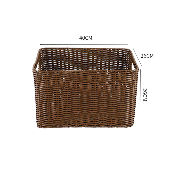 Aufbewahrungskorb aus natürlichem Rattan
