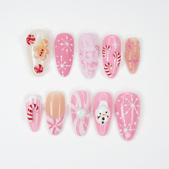Festliche Nagelschablonen Karnz