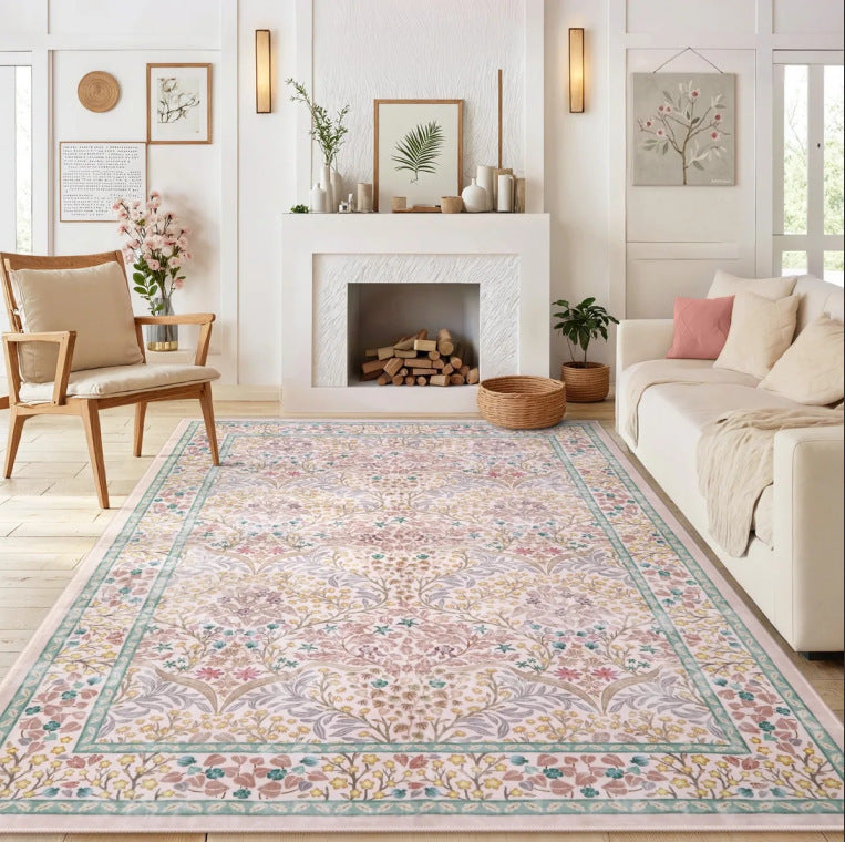 Floraler Vintage-Teppich