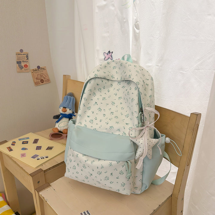 Blumenmuster Casual Rucksack Karnz