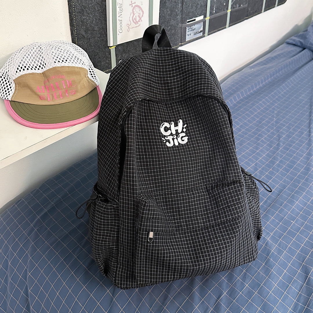 Stylische Karierter Rucksack Karnz