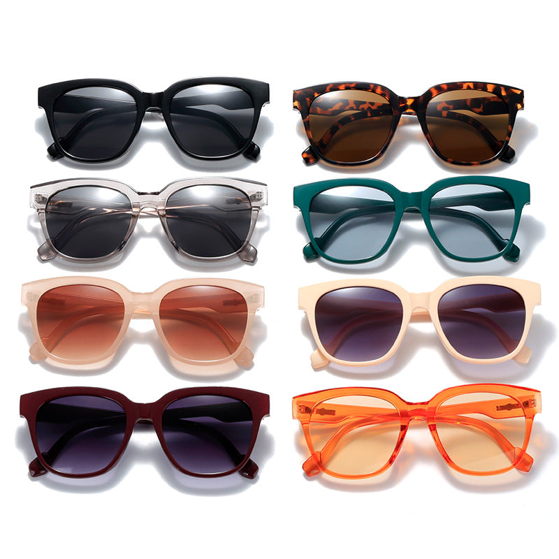 Damen klassische Sonnenbrille mit modernem Oversized-Rahmen Karnz