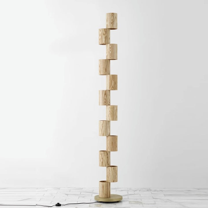 Skulpturale Säulen Stehlampe