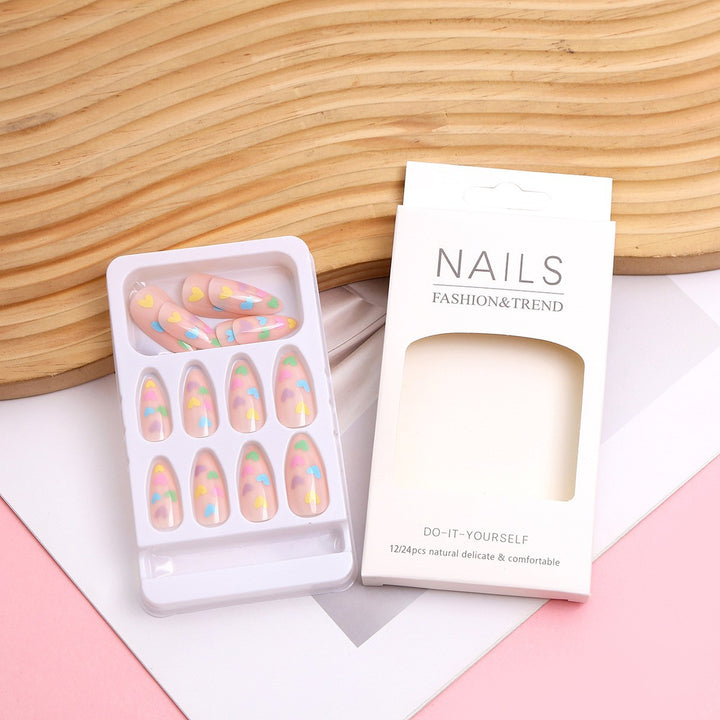 DIY dekorative Press-On Nagelset Karnz