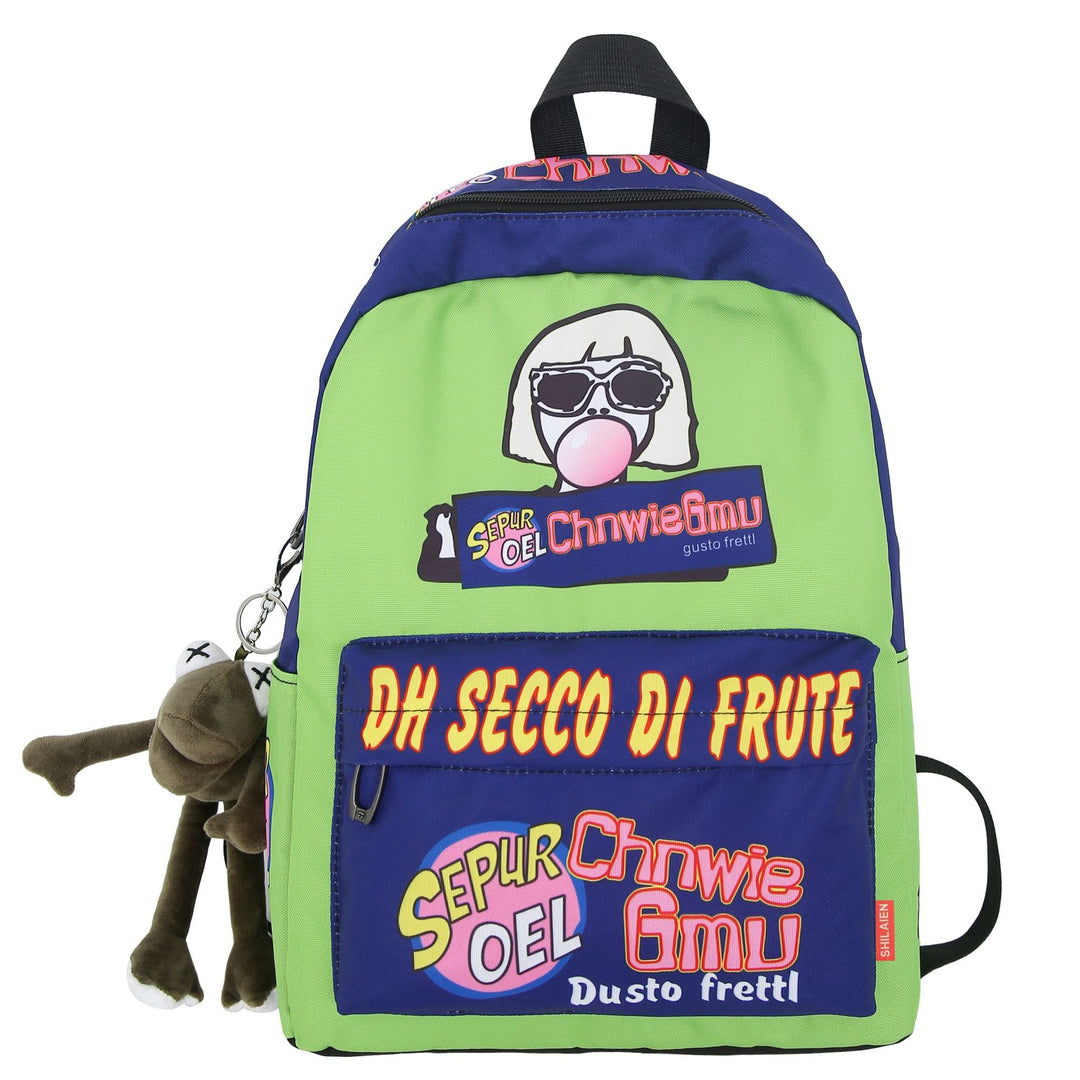 Grafikdruck Freizeit Rucksack Karnz
