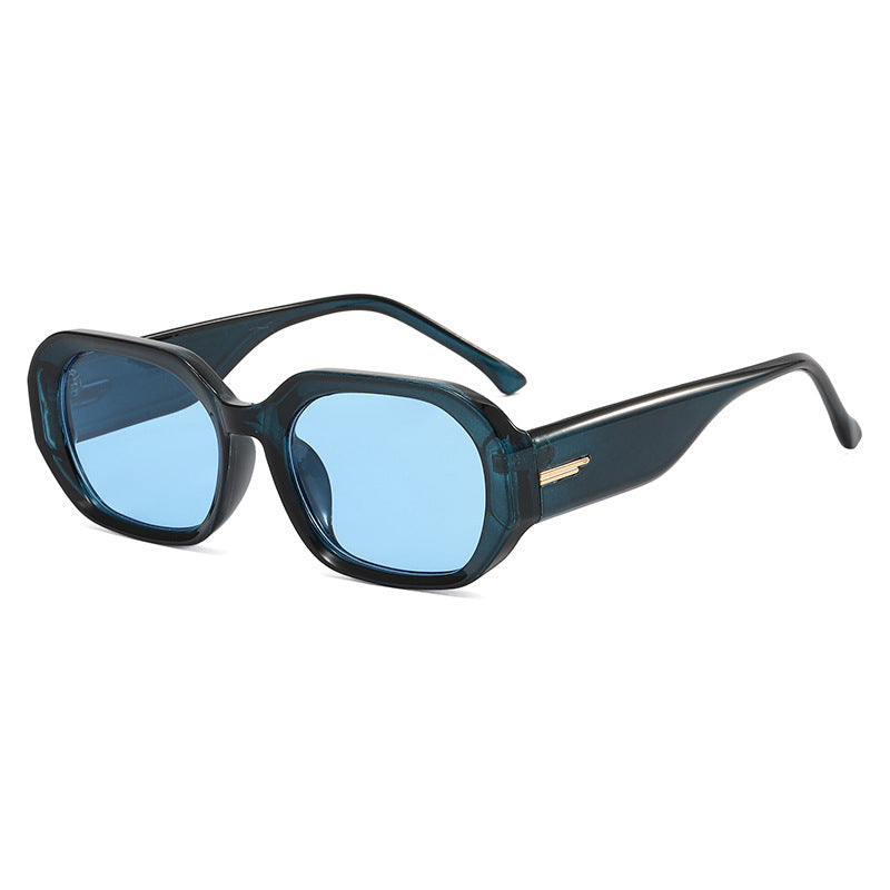 Damen modische geometrische Sonnenbrille mit robustem Design Karnz