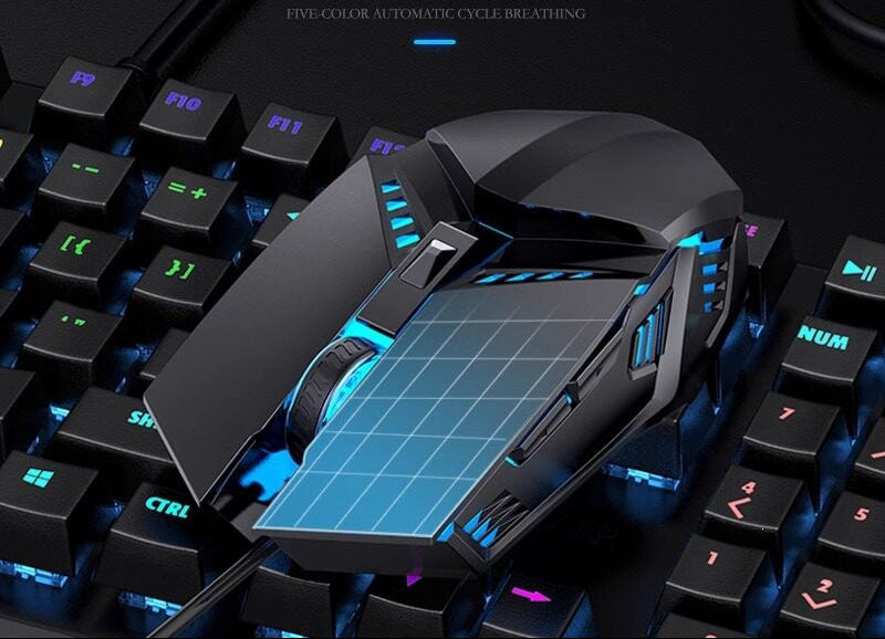 Ergonomische Gaming-Maus mit anpassbarem DPI Karnz