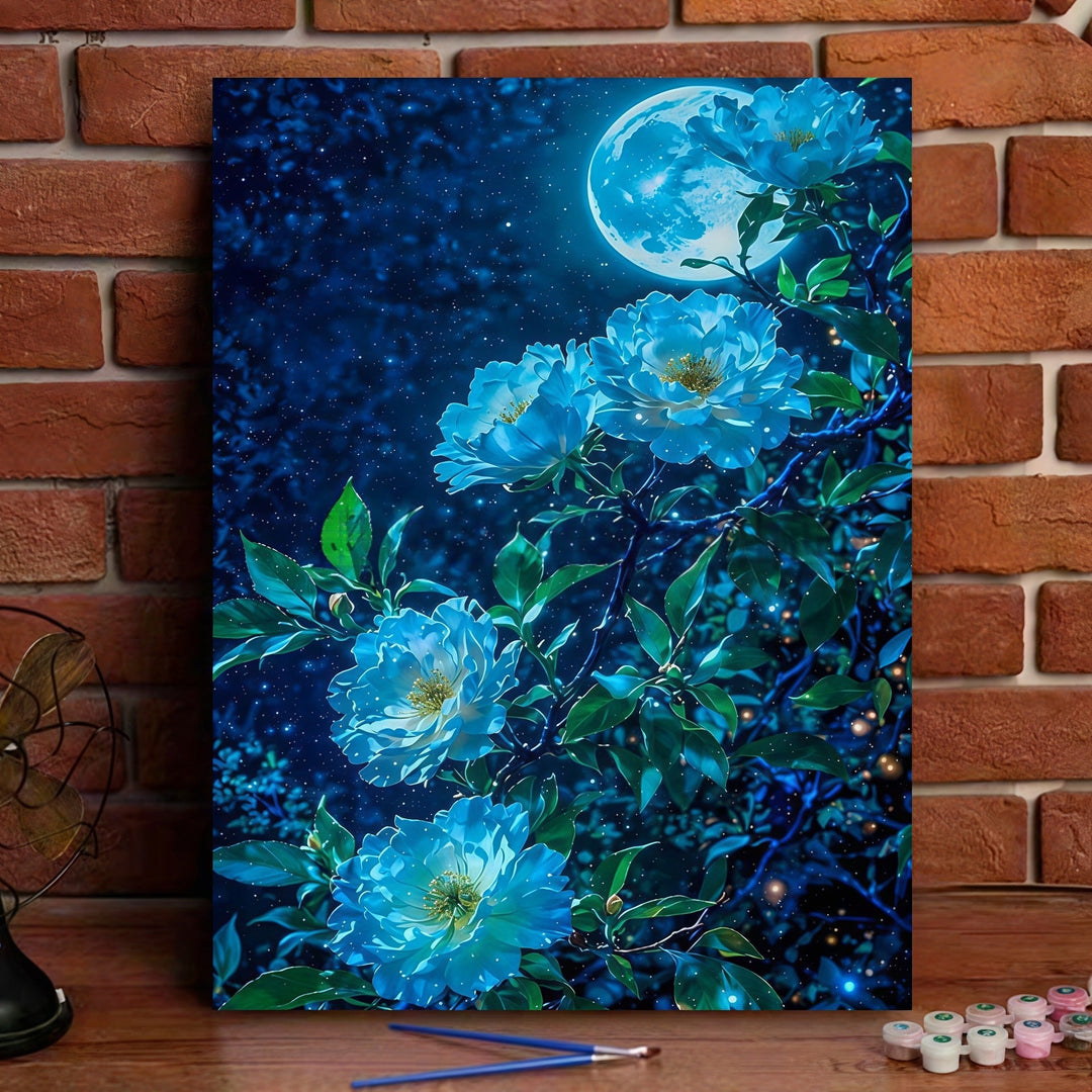 Romantisches Blumen-Landschaft-Leinwand-Kunst-Kit Karnz