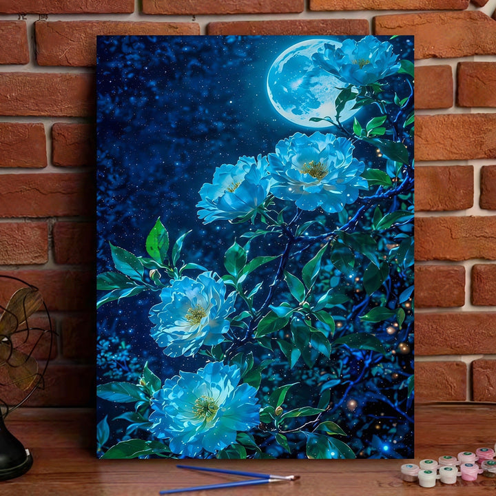 Romantisches Blumen-Landschaft-Leinwand-Kunst-Kit Karnz