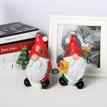Verspielte Weihnachtsmann Dekofigur Karnz