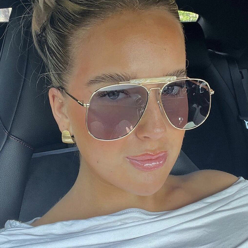 Damen Piloten-Sonnenbrille mit stylishem Design und UV-Schutz Karnz