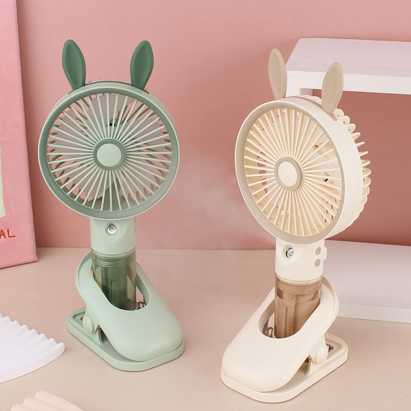 Damen Tragbarer Handventilator mit Sprühfunktion Karnz