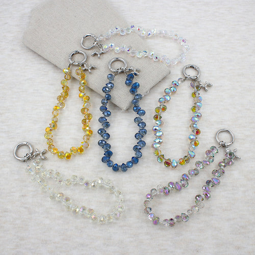 Kristall-verzierte Charm-Armband Karnz