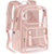 Unisex durchsichtiger Rucksack mit mehreren Fächern und atmungsaktivem Design Karnz