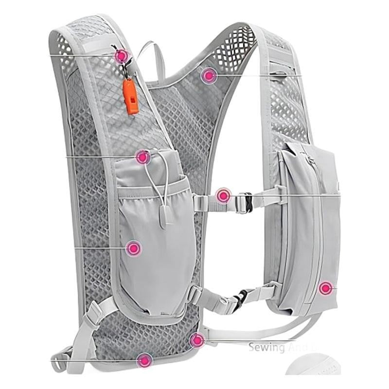 Sportlicher Trink-Rucksack mit Atmungsaktivem Mesh-Rückenteil Karnz