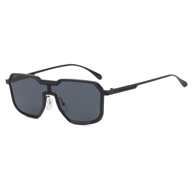 Damen extravagante geometrische Sonnenbrille mit schützendem UV-Filter Karnz