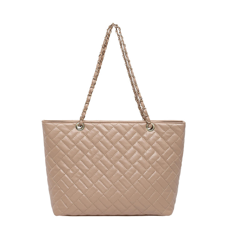 WoQuilted Tote Bag mit Kettengriffen Karnz