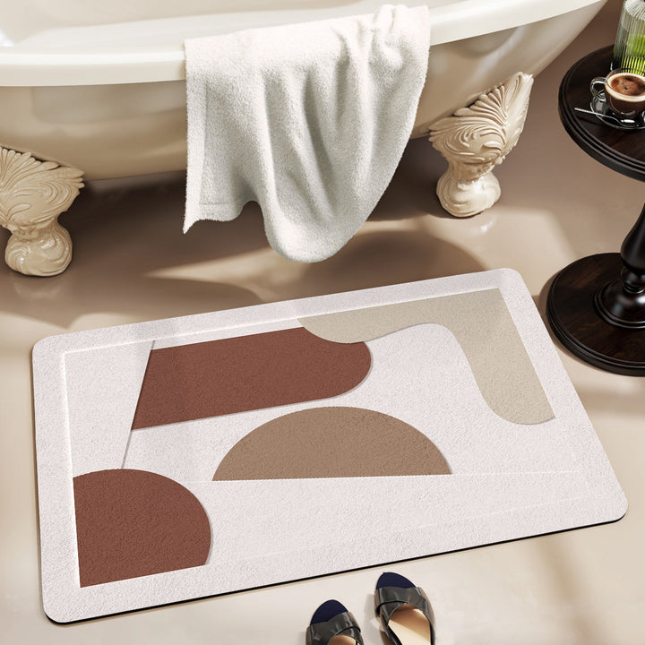 Modern Abstract Badmat Karnz