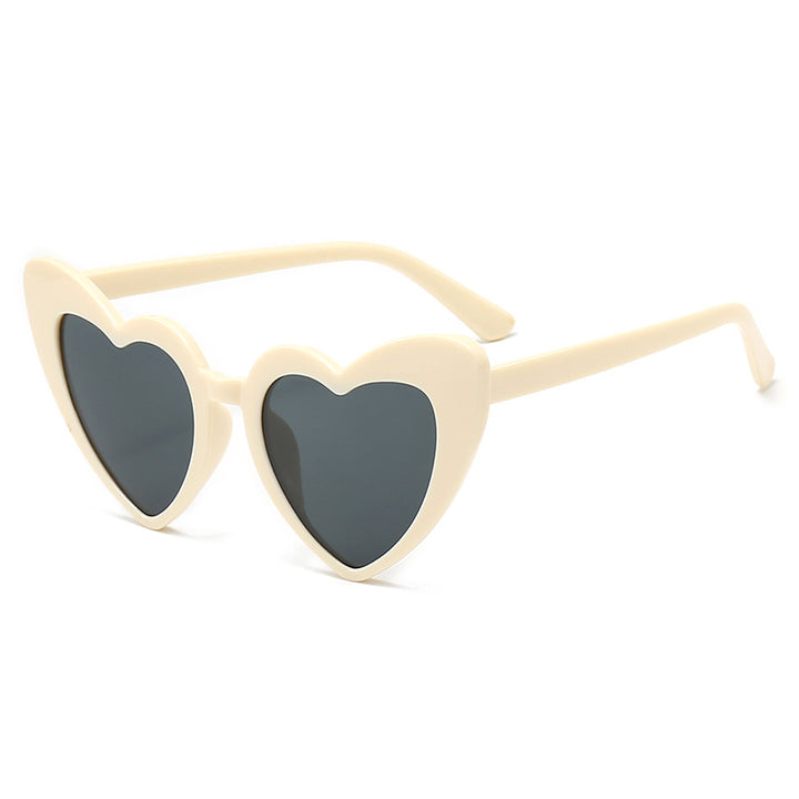 Herzförmige Sonnenbrille