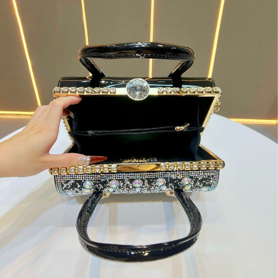 Luxe Kristall-beschichtete Abendhandtasche