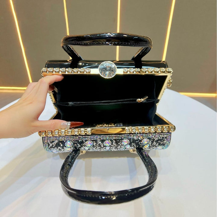 Luxe Kristall-beschichtete Abendhandtasche