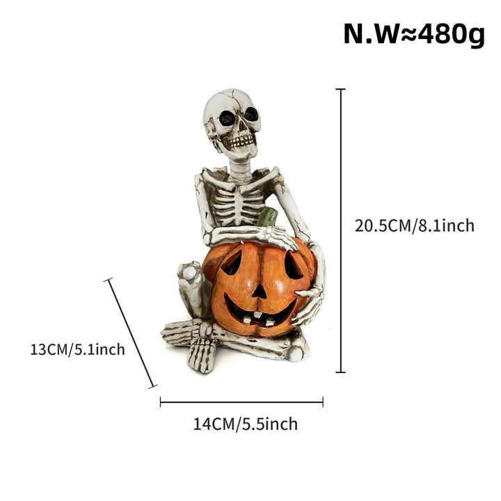 Romantische Skeletfigur Karnz