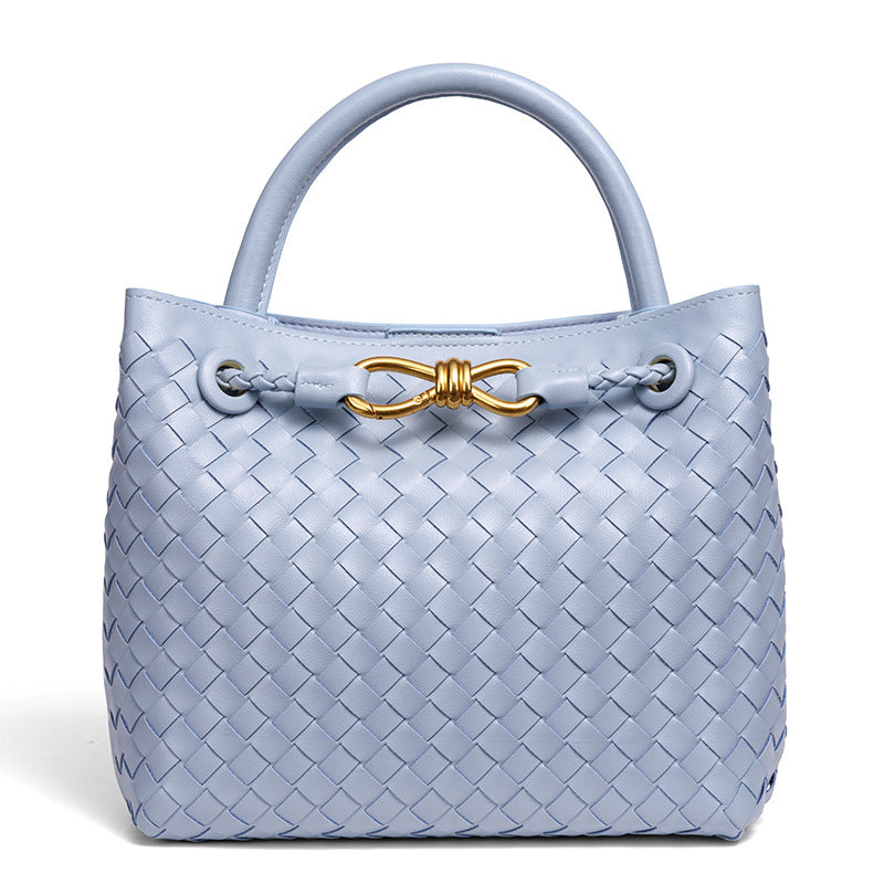 Elegante geflochtene Leder-Tasche Karnz