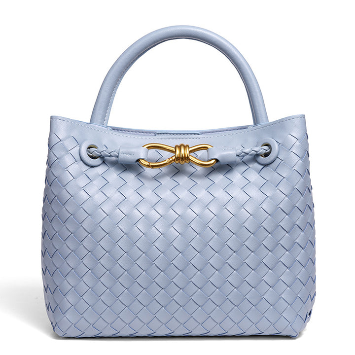Woven Leather Tote Bag Karnz